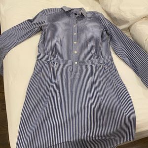 Banana Republic pinstriped dress